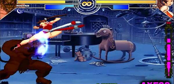  Minotaur Vs Mai Shiranui The Queen of Fighters